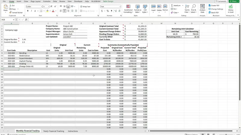 Monthly Financial Tracking Tutorial thumbnail